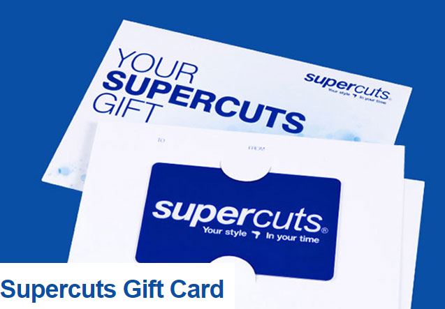 supercuts gift card