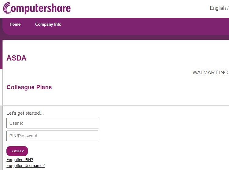 Computershare Walmart Login
