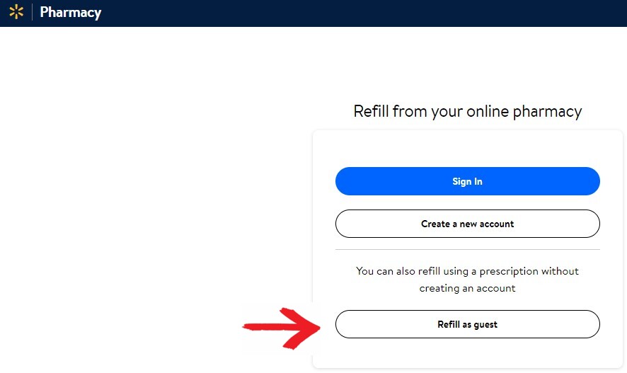 Walmart Pharmacy Refill Login