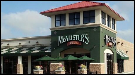 Mcalister's Deli Menu